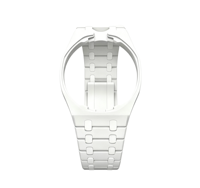 Bracelet de montre en silicone tendance, respirant et étanche, avec boucle ardillon, longueur et taille personnalisables
