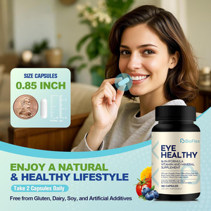 Cápsulas de Luteína e Zeaxantina Natural BioFlex Aprovadas pela ISO para Saúde da Visão, Suplementos de Vitaminas e Minerais - Product Image 4