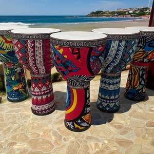 <span class=keywords><strong>Tambourin</strong></span> africain en PVC de 8,5 pouces sans tonalité, léger, <span class=keywords><strong>professionnel</strong></span>, instrument de percussion Lijiang pour enfants - Product Image 6