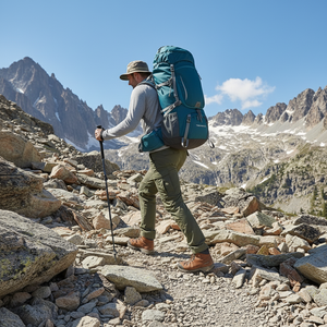 Mochila de Senderismo y Montañismo de 60l al por Mayor, con Cubierta Impermeable, Resistente al Agua, Portátil, para Trekking - Product Image 5