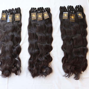 Pelo de templo indio sin procesar, extensiones de cabello indio virgen, 10a, 11a, grado humano virgen, paquete de cutícula - Product Image 2