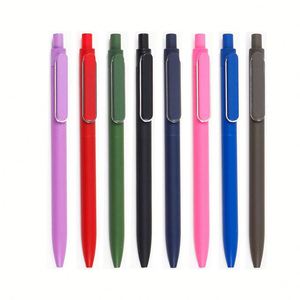 Promotional <b>Retractable</b> Colorful Press Action Ballpoint <b>Pen</b> Bullet 0.5/0.7mm Durable Plastic Office School - Product Image 1