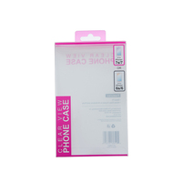 Boîte d'emballage pour téléphone ultra transparente, boîte en PVC PET transparente, boîte à blister pour téléphone portable, logo en relief, présentoir de vente au détail, vente en gros