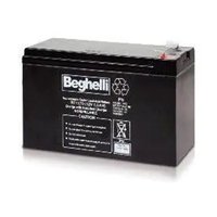Batterie au plomb-acide AGM scellée à cycle profond Beghelli 12V 12Ah rechargeable, modèle BEG8806, pour alimentation de secours
