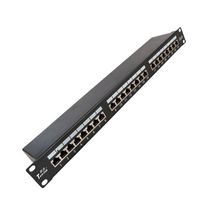 Panneau de brassage numérique 19 pouces RJ11 et RJ45 avec gestionnaire de câbles