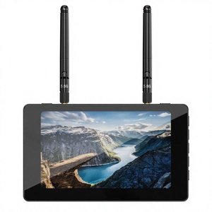 จอภาพ FPV ขนาด 5 นิ้ว IPS 1000Lux 800*480 ตัวรับสัญญาณแบบหลากหลาย 40CH อนาล็อก DVR การ์ด TF แบตเตอรี่ในตัว 4000mAh สำหรับโดรน RC - Product Image 1