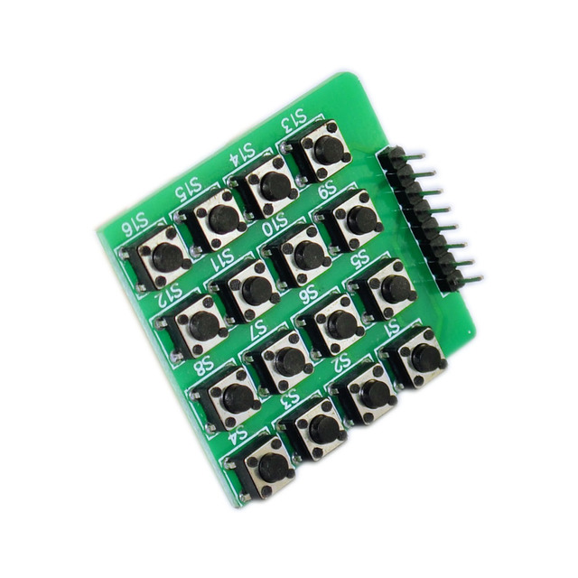 16 Button MCU Micro Switch 4*4 Matrix Keypad Keyboard Module