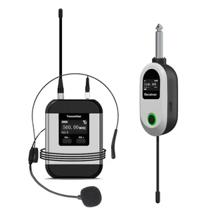 Micrófono Lavalier Inalámbrico de Metal con Auriculares de Gancho, Cancelación de Ruido, Reverberación, Sistema de Voz y Canto, Universal JT-02 - Product Image 1