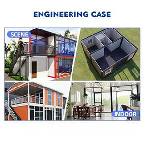 משרד prefab שטוח מיכל חבילה | אבטחה ניידת 20ft-עיצוב חצי מותניים עבור אתר אחסון ושימוש זמני - Product Image 2