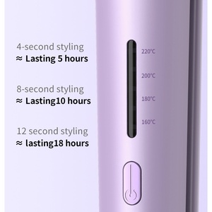 Nouveau fer à boucler en forme de V pour grandes boucles, <span class=keywords><strong>mini</strong></span> fer à friser électrique à ions négatifs, fer à boucler de haute qualité avec chauffage PTC pour le soin des cheveux - Product Image 6