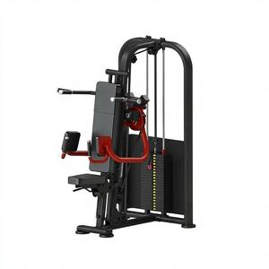 Équipement de musculation haut de gamme <span class=keywords><strong>pour</strong></span> salle de sport : Appareil combiné à charges guidées <span class=keywords><strong>pour</strong></span> soulevé latéral et pressé d'épaules - Product Image 3