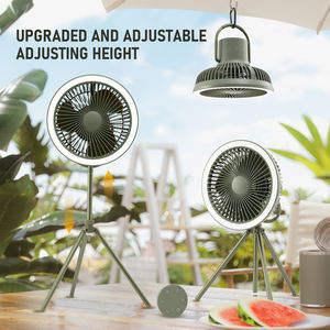 Hebron personnalisé 10000mAh USB Recharge <span class=keywords><strong>Mini</strong></span> ventilateur de refroidissement Portable Flexible trépied bébé poussette vélo avec Installation au sol - Product Image 2