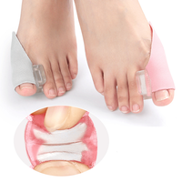 Attelle Correctrice d'Hallux Valgus Réglable, Séparateur d'Orteils, Protecteur en Gel, Soulagement de la Douleur, Utilisation Jour et Nuit