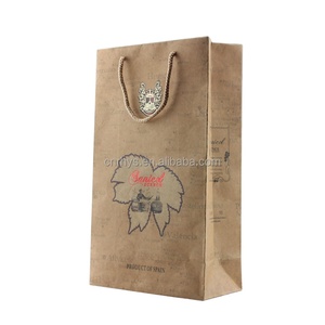 <strong>Craft</strong> Printed Bottle Packaging Recyclable Feature Paper <strong>Bag</strong> - Product Image 5