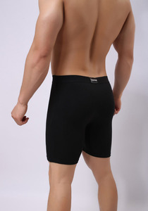 New Arrival OEM ODM của nam giới nén đồ lót dài Workout thể thao boxer ngắn gọn với lỗ ở phía trước - Product Image 3