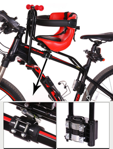 Conception brevetée sièges de sécurité avant pour enfants bébé VTT vélo de ville équitation siège enfant enfant avec ceinture de sécurité - Product Image 2