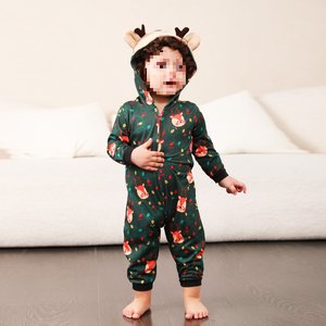 Conjunto de Ropa de Casa para Mujer Invierno 2025, Mono Navideño, Pijama Femenina, Mono Informal de Moda, Transpirable, con Capucha, de una Pieza para Otoño - Product Image 6