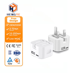 20W veloce doppia porta da 12 a 24 volt tipo C PD <span class=keywords><strong>QC</strong></span> caricabatterie da parete <span class=keywords><strong>UK</strong></span> Plug QC3.0 adattatore di alimentazione pieghevole USB caricatore da parete <span class=keywords><strong>UK</strong></span> - Product Image 1
