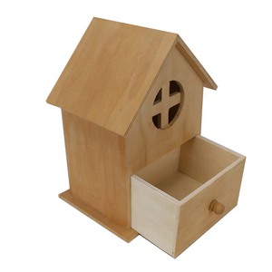 2024 Venda Quente: Ninho para Pássaros em Madeira Natural Polida, Casa para Animais de Estimação com Design Moderno e Minimalista - Product Image 3