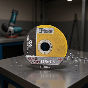 TTAKE ล้อขัดแบบแบน 230x2.5 มม. สำหรับตัดและเจียรสแตนเลส - Product Image 3