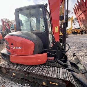 Mini-excavatrice compacte d'occasion Kubota Kx165 6T à chenilles en caoutchouc pour ferme et jardin, moteur EPA - Product Image 5