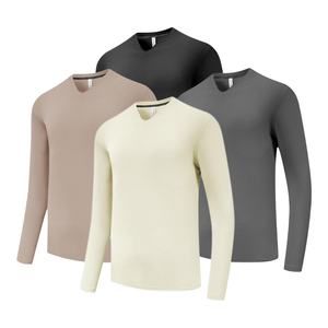 เสื้อยืดแขนยาวสำหรับผู้ชายเสื้อยืดฟิตเนสวิ่งฟิตเนสวิ่งฟิตเนสผู้ชาย - Product Image 2