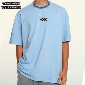 Wholesale Blank Plain <b>Tshirt</b> Custom Your Logo Embroidery & Printing <b>Polyester</b> Cotton <b>Tshirt</b> Unisex Oversize Men's <b>Tshirt</b> for Men - Product Image 2