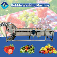 Machine industrielle de lavage, cirage et séchage des fruits et légumes, machine de nettoyage des légumes et des fruits