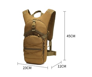 Outdoor <b>Rucksack</b> 15L Waterproof Tactical Backpack Sports <b>Camping</b> Hiking Trekking Hunting Riding Sports Backpack Camel Blader Bag - Product Image 2