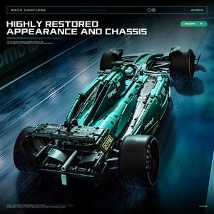 Yiqi Y18011 - Modelo de Bloques de Construcción de Coche de Carreras Fórmula F1, Más de 800 Piezas, Juguete de Ensamblaje con Control Remoto para Niños de 8 a 13 Años - Product Image 5