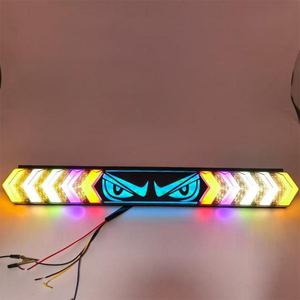 Luces antiniebla LED Devil's Eye 12v24v Tira larga Burst Flash Izquierda Derecha Giro Siete colores para marcha atrás Freno de conducción-Nuevo - Product Image 4