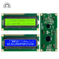 JXDC LCD 1602A 16x2 Modul Tampilan Karakter LCD 5V 3.3V Paralel I2C Layar STN dengan Lampu Latar Industri OEM Grosir