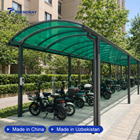 Panneau solide en polycarbonate transparent coloré anti-rayures à prix direct usine pour abri de voiture