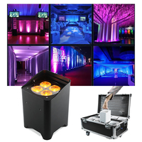 Étanche Uplight Batterie DJ Disco Lavage Sans Fil DMX Wifi Mariage IP65 Scène LED Par Lumière 4x10W RGBWA + UV Smart Bat