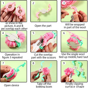 Kit de Manualidades Fácil de Hacer, con Temática de Animales del Bosque, para Coser y Tejer, con Fieltro de Lana, para Actividades Escolares y Fiestas Preescolares - Product Image 5