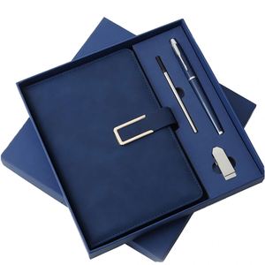 Regalos Promocionales Empresariales, Cuaderno A5, Memoria USB, Bolígrafo Recargable, Logotipo Personalizable, Set de Regalo Corporativo, Hecho a Mano - Product Image 1