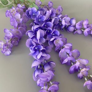 Artificial Wisteria <b>Flower</b> <b>Single</b> Branch Silk High Simulation Wedding Decoration - Product Image 4