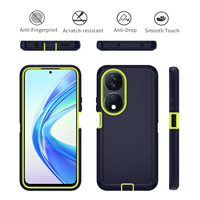 Étui de protection 3 en 1 pour téléphone portable Honor X7B X7A X7, résistant aux chocs, protection intégrale pour femmes et hommes