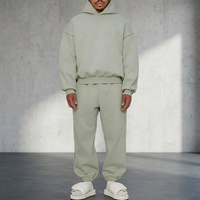 Ensemble de survêtement de luxe 2 pièces en coton polaire respirant pour homme, couleurs variées, idéal pour l'hiver (hoodie et pantalon)