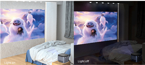 <span class=keywords><strong>1080P</strong></span> Đầy Đủ HD Thụ Động <span class=keywords><strong>3D</strong></span> 1000 ANSI 09-II DLP Mini 080P Mini 0.5W Mini Đánh Máy Laser Ánh Sáng Máy Chiếu 4K Android 9.0 5G - Product Image 3