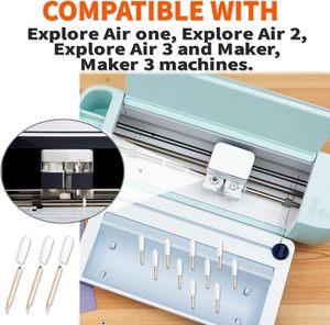 Lame de Précision Fine Premium Compatible avec les Machines de Découpe <span class=keywords><strong>Cricut</strong></span> <span class=keywords><strong>Maker</strong></span> Lames de Rechange Pièces Explore Air Expression - Product Image 4