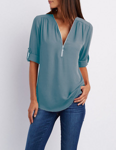 Encuentre ofertas de blusa de manga tres cuartos elegantes y de moda -  Alibaba.com