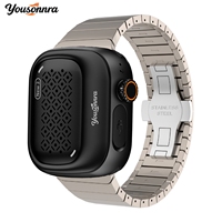 Yousonnra Haut-parleur sans fil portable à clipser sur montre Bluetooth pour le bureau, la maison et les voyages