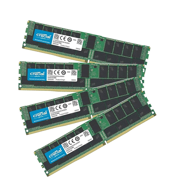 Crucial DDR4-2933 32GB/4Gx72 ECC/Reg CL21 Used Server Memory High Performance DDR4 for Servers