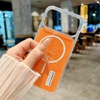 Nouvelle coque de téléphone magnétique sans fil en acrylique pour iPhone 18 17 16 Pro Max, coque de téléphone antichoc avec boîte
