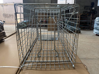 Cage à souris et à rats en métal à mailles fines, piège à animaux, cage à capture multiple, humaine