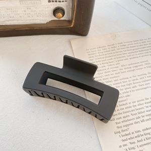 بيع بالجملة بسعر رخيص على الطراز الكوري ، لون صلب كبير غير لامع للنساء من البلاستيك - Product Image 5