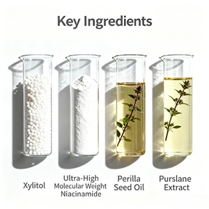 Lozione Illuminante Miracolosa con Niacinamide Supramolecolare, Olio di Semi di Perilla, Estratto di Portulaca, Idratante per Luminosità e Sbiancamento - Product Image 3