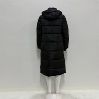Manteau long parka coréen confortable pour femme, chaud et épais, avec capuche, style décontracté, pour l'automne et l'hiver