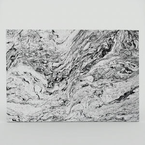 Losa de Granito Blanco Gris con Vetas, Panel de Piedra Natural Pulido Moderno para Encimeras, Escaleras, Baños, Cocinas, Interiores y Exteriores - Product Image 1